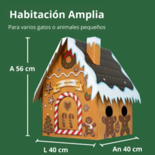 Casa rascador para gatos | Gingerbread House