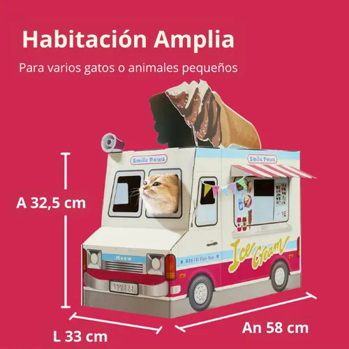 Casa rascador para gatos | Ice Cream Food
