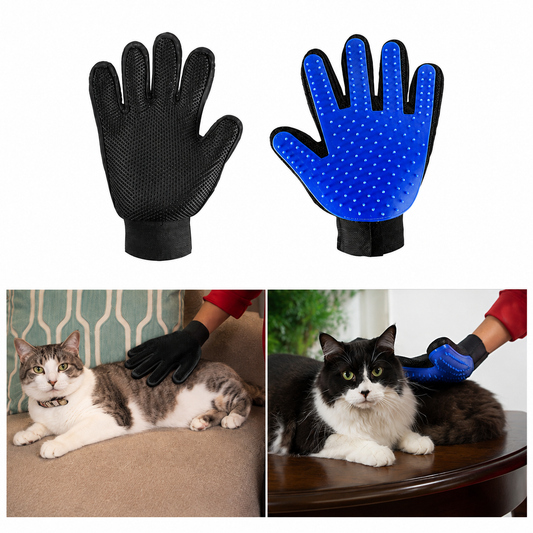 Guante Quita Pelos para Mascotas — Masaje + Aseo 2 en 1